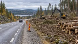 Illustrationsbild av svensk väginfrastruktur