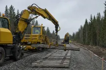 Illustrationsbild av en arbetsmiljö inom svensk infrastruktur
