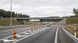 Illustrationsbild av svensk väginfrastruktur