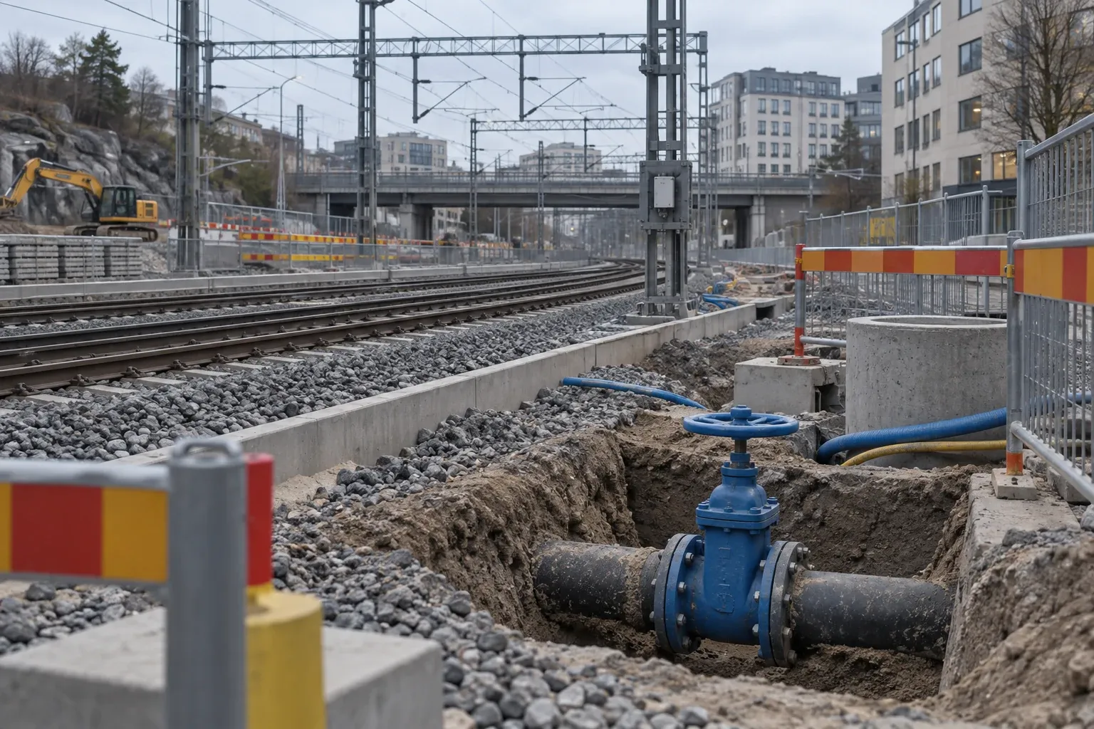 Trafikverket kopplar in vattnet igen i Sundbyberg