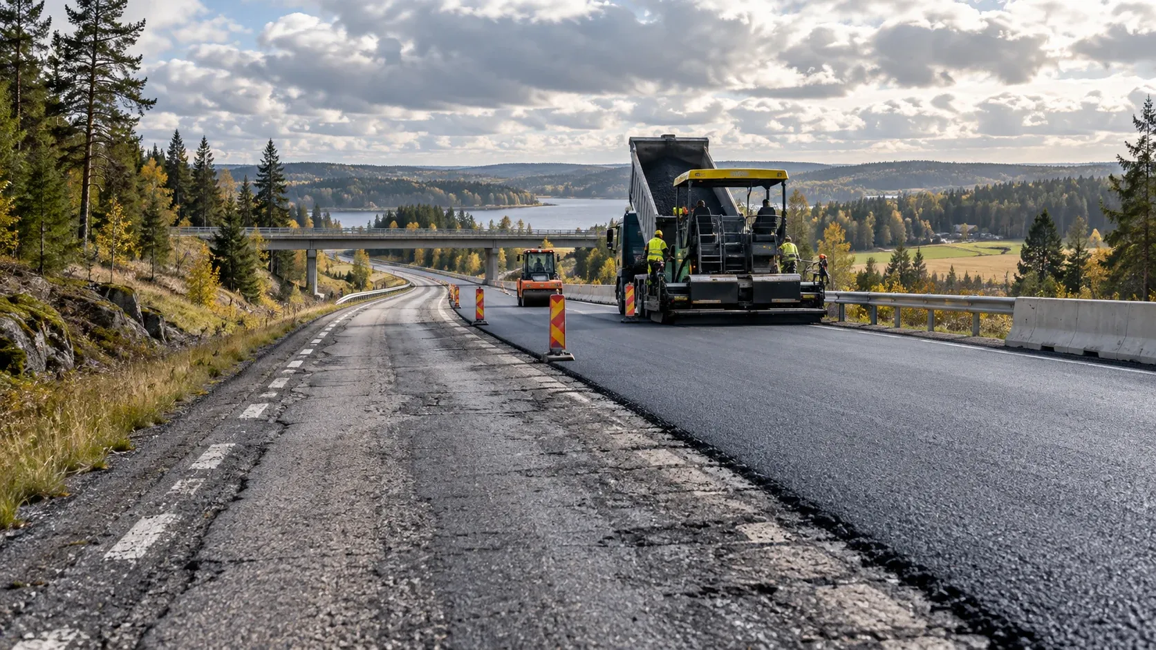 Trafikverket redovisar vägunderhåll som går enligt plan