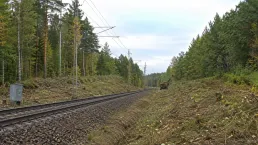 Illustrationsbild av svensk järnvägsinfrastruktur