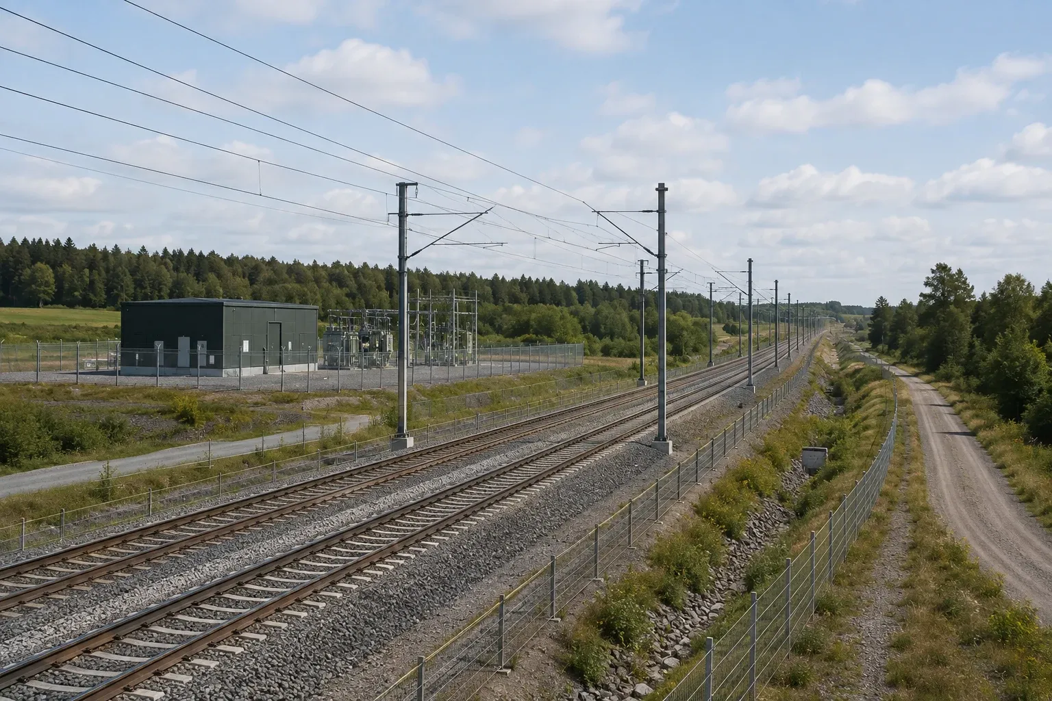Trafikverket skickar järnvägsplan för Åby omformarstation till prövning