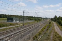 Illustrationsbild av svensk järnvägsinfrastruktur